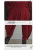 2024 Autumn Women's Two-Piece Set: Stand-Up Collar Pullover with Harem Pants In Large Size