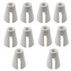 10Pcs 1.5*1.26 Inch Thread Spool White Overlocker Small Coil Claw for Serger
