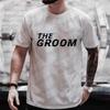 Футболка Groom Squad Футболка для мальчишника и холостяка Футболки для шафера Свадебная одежда для жениха Футболки с графическим принтом Топы Groomsman EVG