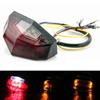 Universal Motorbike Blinker Motorcycle Signal Indicator Moto Accessories 11 LED Tail Light Turn Signals Stop Brake Lights