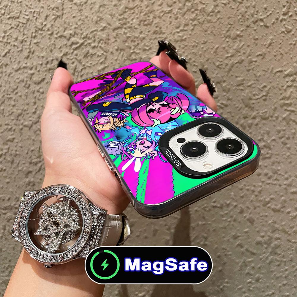 Gang of Stupid Girls Phone Case for iPhone 16 15 14 13 12 11 Pro Max Plus MagSafe Translucent Colour Protective Luxury Cover