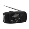 Multifunctional Emergency Radio with LED Flashlight FM AM WB NOAA Solar Radio Hand Crank Powered 600mAh