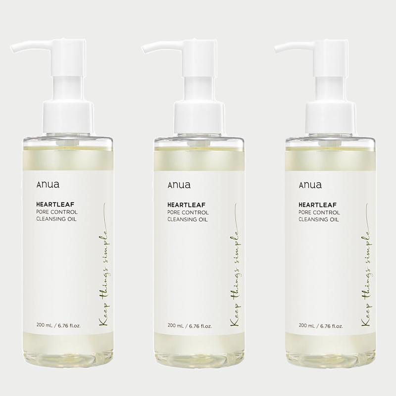 Anua Heartleaf Pore Control Cleansing Oil 200mL (3 Options)