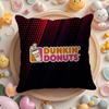 Забавный Кофе Кастомизация D-Dunkin Donuts Наволочка Диван Гостиная Спальня Изголовье Спинка Подушка Квадратная Подушка