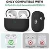 Чехол для Airpods pro 2 с набором для чистки Мягкий силиконовый защитный чехол для Apple Airpods pro 2-го/1-го поколения