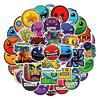 50 стикеров Geometry Dash в стиле граффити для DIY-журнала, скейтборда и стакана для воды