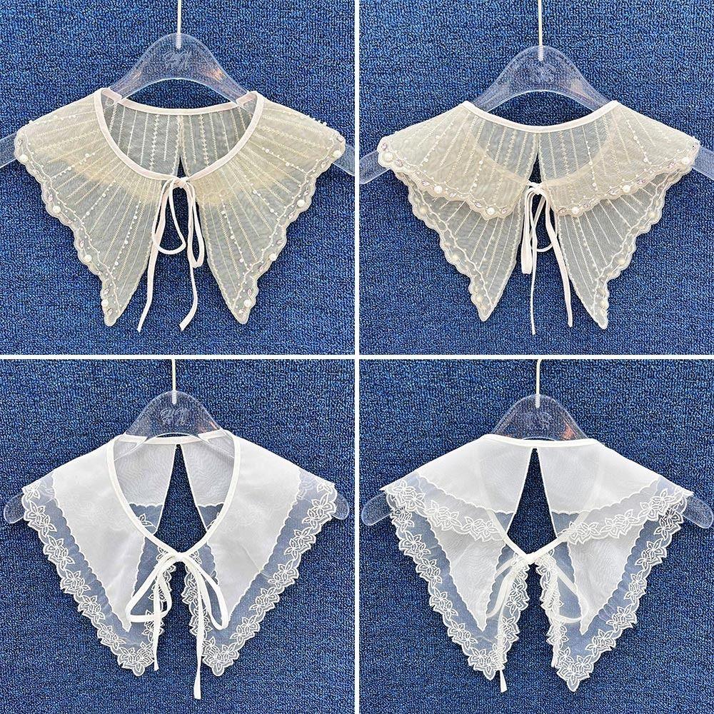 Sunscreen Shirt False Collar Detachable Wraps Fake Collar Doll Fake Collar Mini Cape Women Shawl