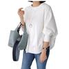 [Dep Club] Loose and Supremely Comfortable Trainer Big Size Ladies Relaxing Body Shape Cover Dolman Dolman Sleeve Sweatshirt Ladies Sheer Sweatshirt