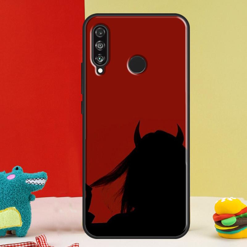 Чехол 'Дьяволица' для Huawei Nova 5T 9 10 SE 12i 12s 11i Y91 Y90 Y60 Y70 Y72 Y61 P60 P30 Pro P20 P40 Lite