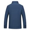 Spring and Autumn New Men's Jackets for Middle-aged and Elderly Business Casual Stand-collar Loose Coat Jackets