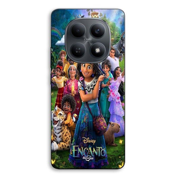 Coque de téléphone - MANIACASE - Xiaomi Redmi Note 15 5g - Silicone TPU - Noir - Encanto Familia Madrigal (Disney)
