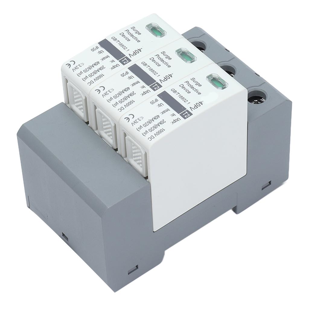 Устройство защиты от перенапряжения 3P низковольтные разрядники для системы постоянного тока 20‑40KA 1000VDC