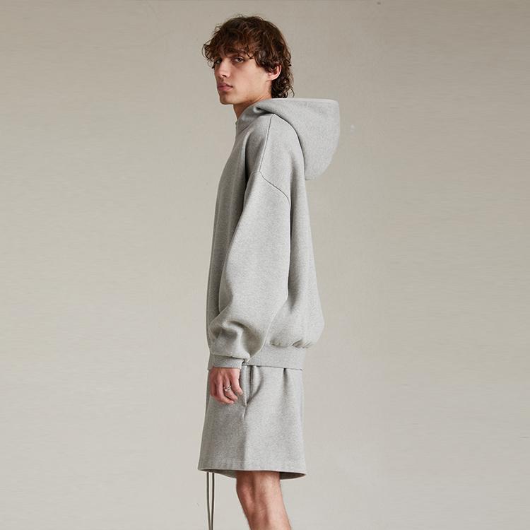 Fear of God Пуловер с капюшоном Essentials Dark Heather Oatmeal Мужские топы Серый 192SP242053F