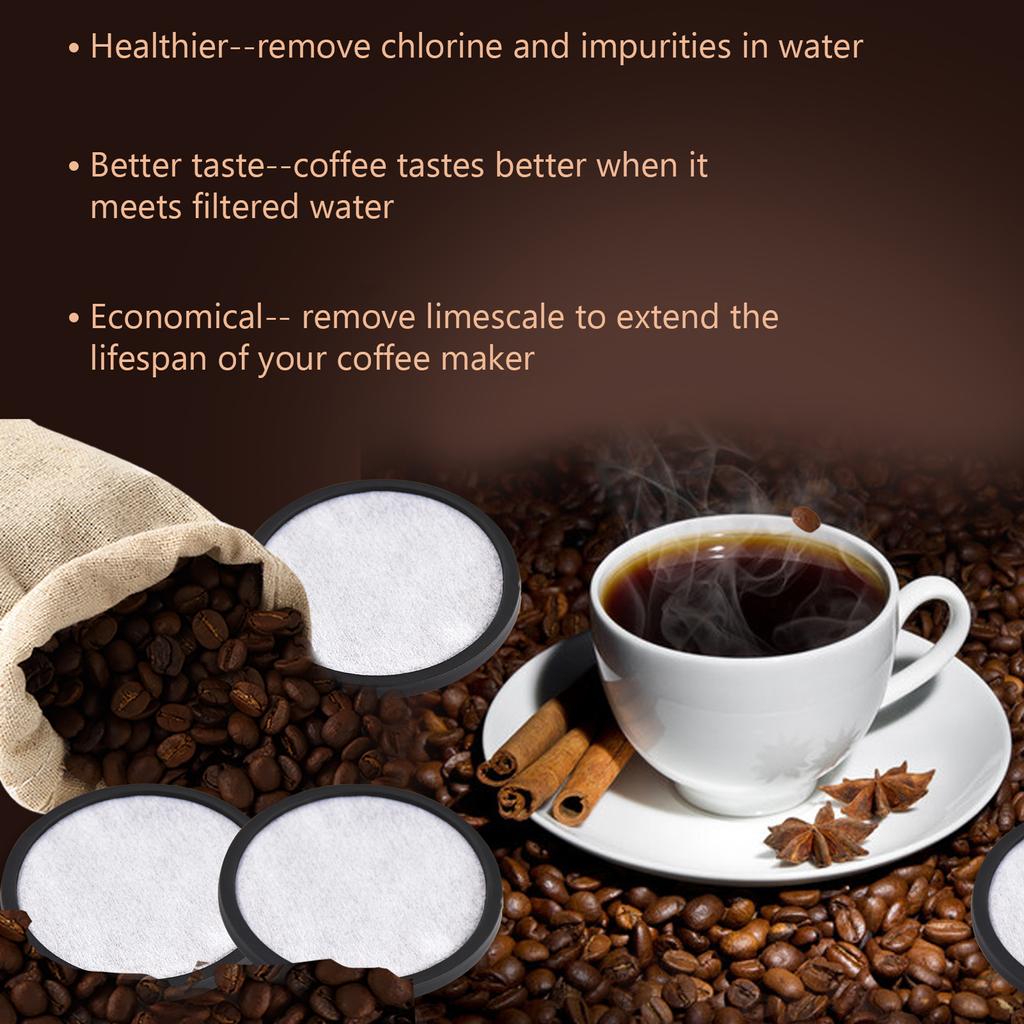 12 Pack Coffee Water Filter Disk Replacement Filter Coffee Filter Compatible with Mr.Coffee Maker