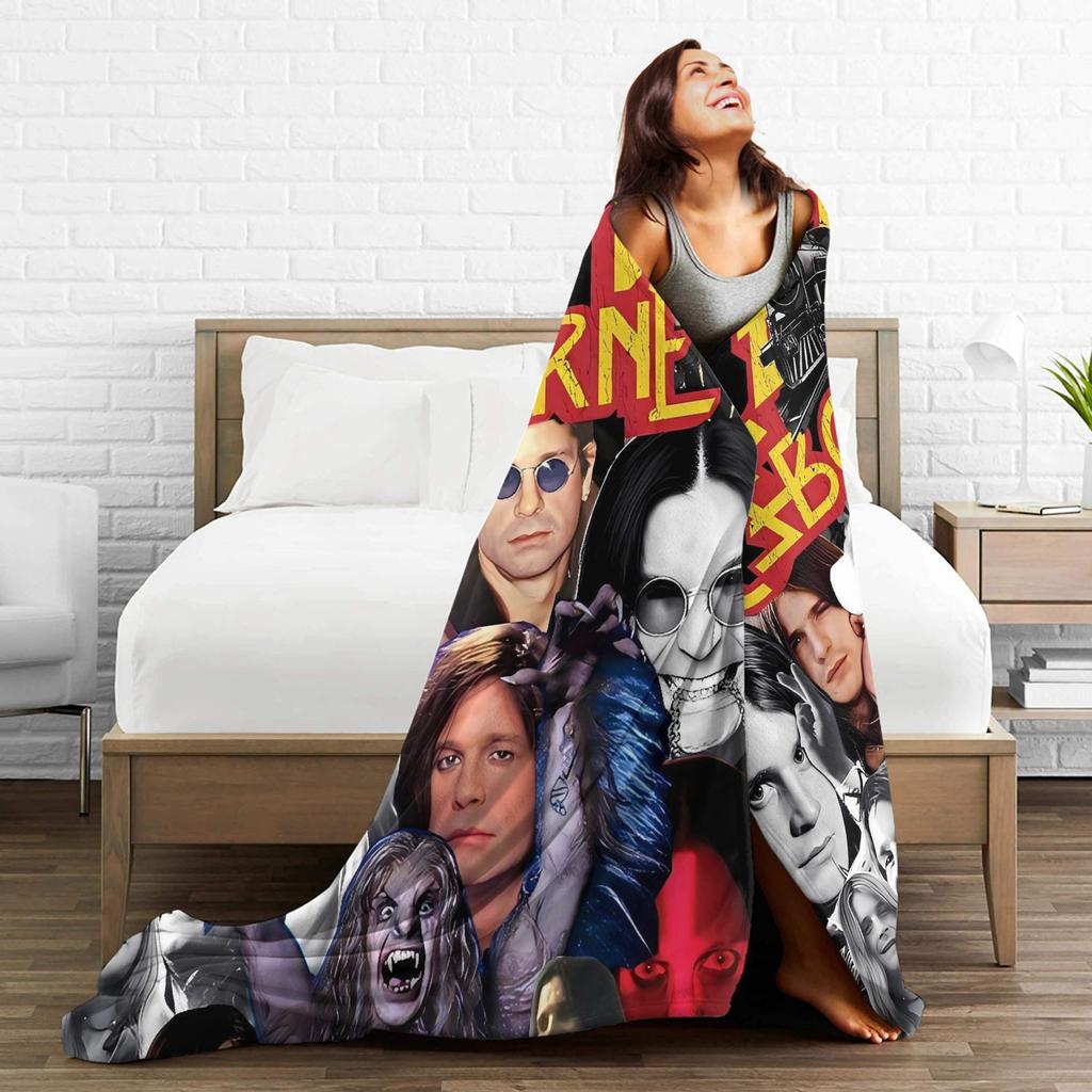 Ozzy Osbourne   Blanket Quality Soft  Bedding Throws Autumn Kids Bedroom Fluffy Bedspread