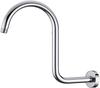Shower Head Pipe Extension Arm Stainless Steels S Shaped Shower Arm 10.5 Inch Long Shower Riser Shower Height Extender
