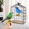 Simulation Electric Singing Bird Artificial Bird Robot Birds Interactive Bird Toy  Children Gift