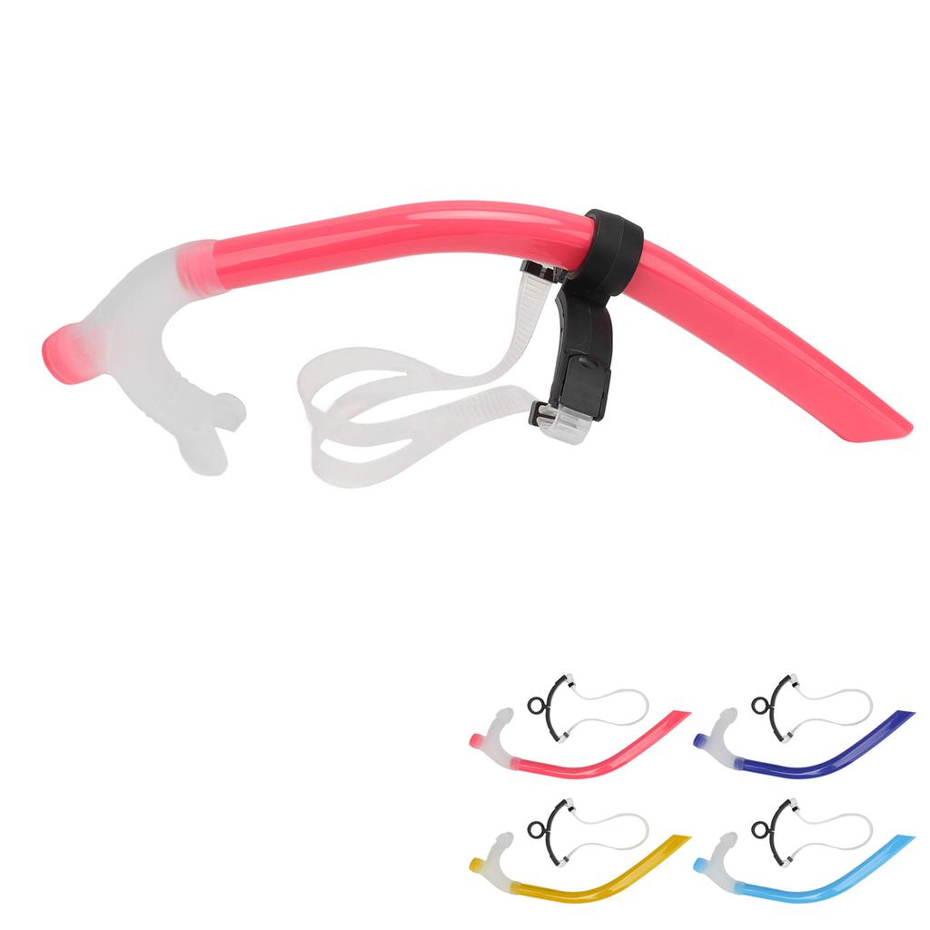 Дыхательная трубка для плавания с трубкой и трубкой, уменьшенное сопротивление, силикон, регулируемая скоба для плавания