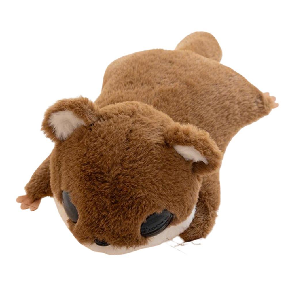 Orange Brown Sugar Glider Plush Toy Cute Cartoon Flying Squirrel Plush Festival Gift