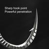 30Pcs/Set 45672 Fishing Hooks Sharp Rustproof Anti-corrosion Titanium Alloy Heavy Duty Barbed Carp