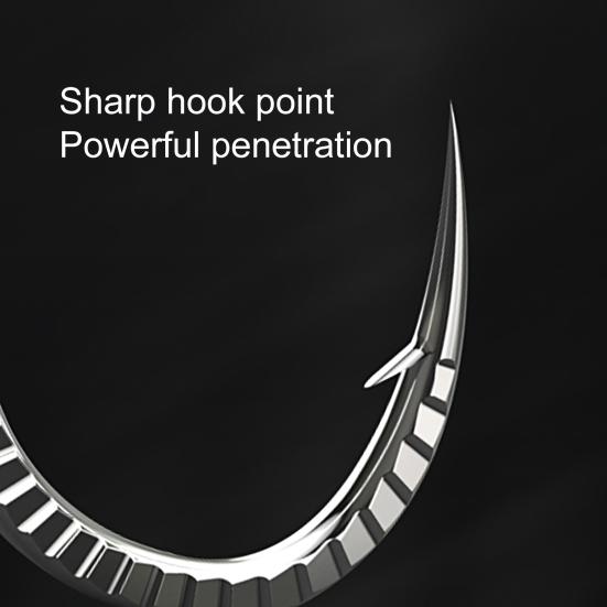 30Pcs/Set 45672 Fishing Hooks Sharp Rustproof Anti-corrosion Titanium Alloy Heavy Duty Barbed Carp