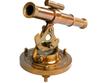 Vintage Brass Alidade Telescope with Compass: Nautical Decor Gift