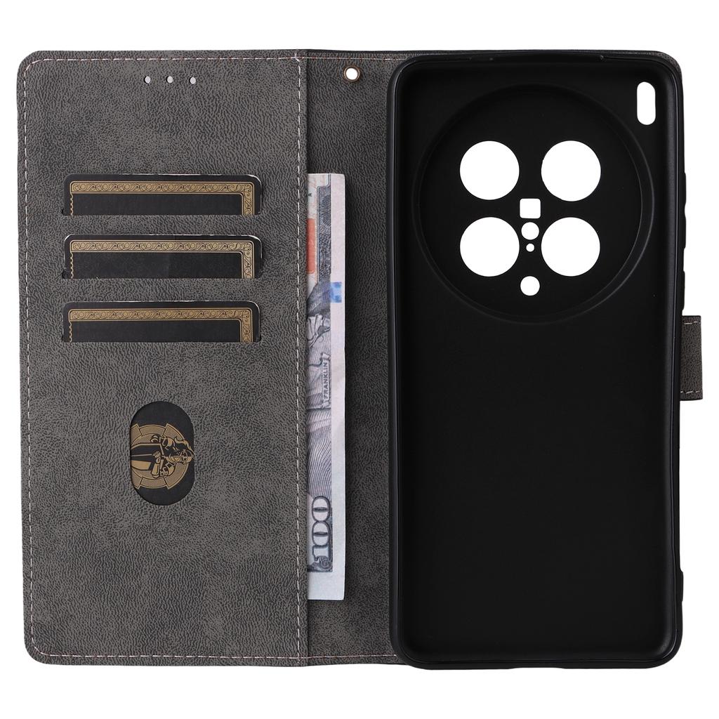 For vivo X200 Ultra 5G Case Wallet RFID Blocking PU Leather Phone Cover Stand with Strap