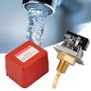 1 2 Water  Paddle Flow Switch Thread Connection SPDT Contacts Red(Partial Stainless Steel Type)