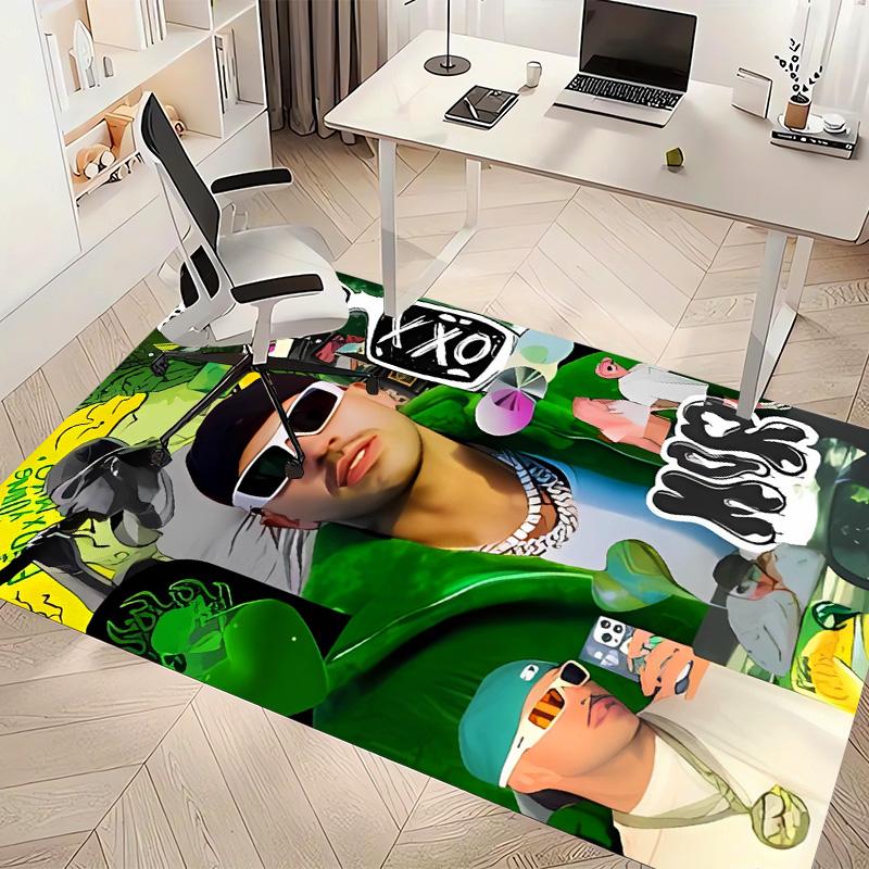 feid Printed Absorbent Washable Carpet, Non-Slip Bathroom Mats, Kitchen Rugs, Yoga Mat,Living Room Entrance, Camping Picnic Rugs