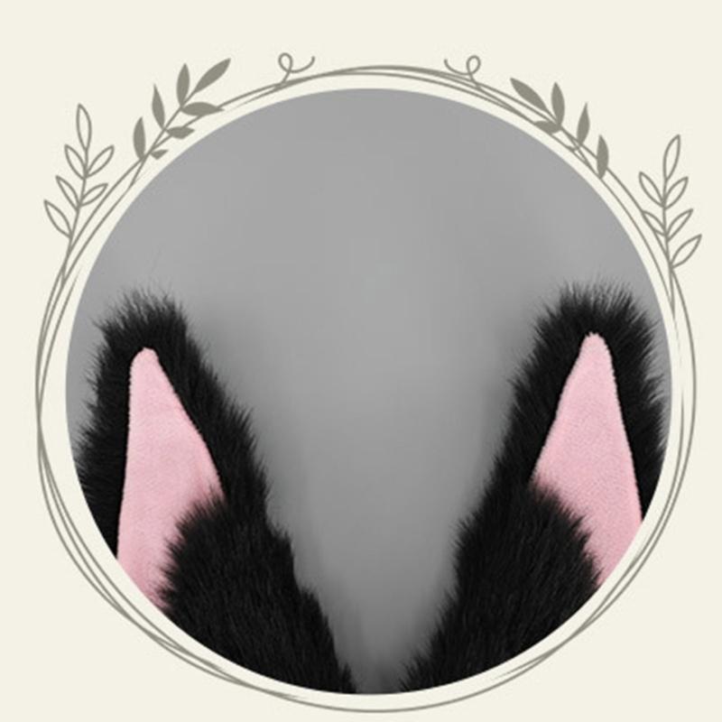 Взрослые Детские Милые Косплей Аниме Ролевые Уши Форма Ободок Плюшевый Обруч для Волос Макияж Фотосессия Рождественская Вечеринка Головные Уборы