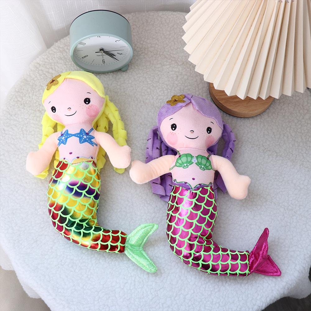 Stuffed Plush Toys Doll Pillow Mini Princess Ragdoll Mermaid Plush Toy Stuffed Toys Cartoon Animal