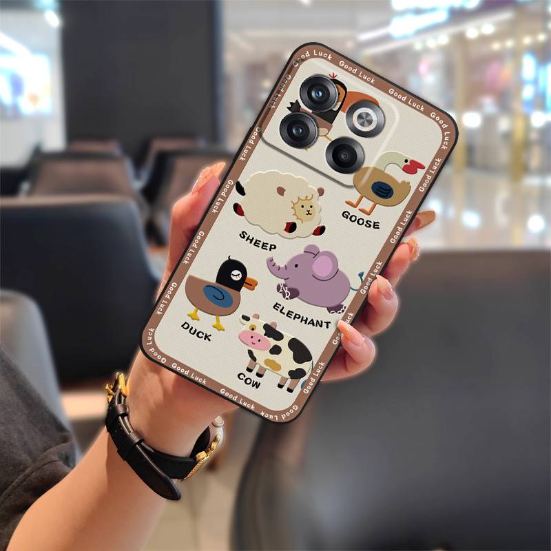 Мягкий чехол-накладка с полным покрытием для OnePlus Ace Pro/1+Ace Pro/1+10T, чехол с мультяшным рисунком, противоударный, прочный, из ТПУ, милый