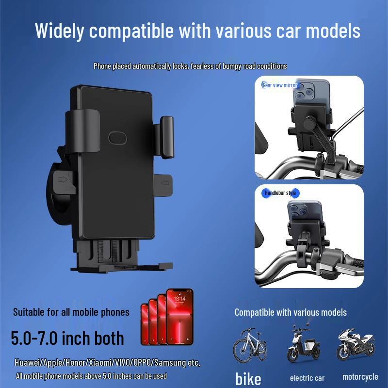 Противоударный и дождестойкий держатель для телефона для велосипеда и мотоцикла с маленьким зонтиком для навигации