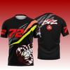 El campeón del Gran Premio británico de MotoGP 2025 marco bezzecchi ¿ 72 Racing wear, camiseta de cuello redondo y manga corta