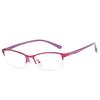 Myopia Glasses Women Blue Light Half Frame Computer Eyeglasses 2 PCS Female Ultralight Metal Square Nearsighted Eyewear 0 ~ -6.0