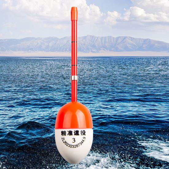 Электронный поплавок для дальнего заброса, легкий, хорошо заметный, плавучий поплавок-шар, поплавок-бомбардировщик с длинным хвостом, для рыбалки в соленой и пресноводной воде