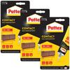 Contact Glue Gel - Pattex - 3x58ml - Multi-materials - Moisture Resistant - Wood Metal Plastic