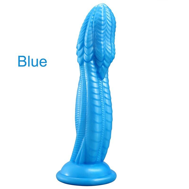 Мягкий фаллоимитатор Bad Dragon, синий жемчуг, женские фаллоимитаторы, секс-игрушки, эротические инструменты, пенис с присоской, анальная пробка, секс-игрушки для женщин и мужчин