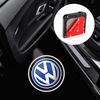 CGLWZ1 1/2Pcs Car Door Emblem LED Light Welcome Lamp Wireless Laser Projector For VW Passat Polo Touran Tiguan Jetta Golf accessories