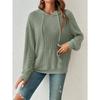 Women's Top Shirt Fall/Winter Long-Sleeve Shirt Knit Pullover Hoodie Pocket Sweatshirt
