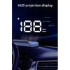 W2 GPS Проекционный спидометр на лобовое стекло Проектор Цифровая скорость Y03 HUD Для транспортных средств Автоэлектроника Аксессуары