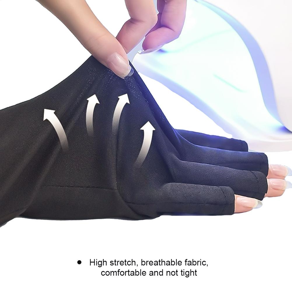 Перчатки с половиной пальцев для защиты от солнца, женские летние перчатки для вождения, защита от ультрафиолета, хлопковые, тонкие, противоскользящие, герметичные, перчатки для велоспорта, с половиной пальцев, с ногтями