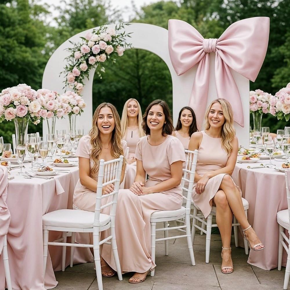 Подвесной Большой Кокетливый Бант Большая Бантовая Декорация Модный Гигантский Бант для Свадебного Фона