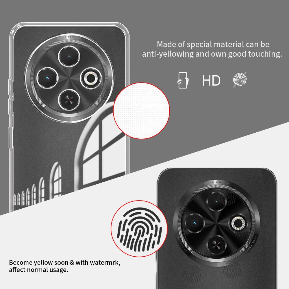 Для Tecno Spark 30C Чехол Прозрачный Мягкий Силиконовый Прозрачный Бампер Чехол Для Tecno Spark 30C kl5n Прозрачный Противоударный Задняя Крышка