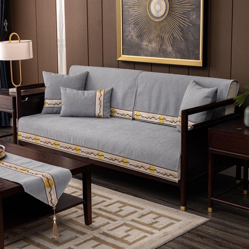Новый китайский стиль Gambol диванная подушка Four Seasons Universal High-End Simple наборы тканей чехол ткань гостиная нескользящий коврик набор