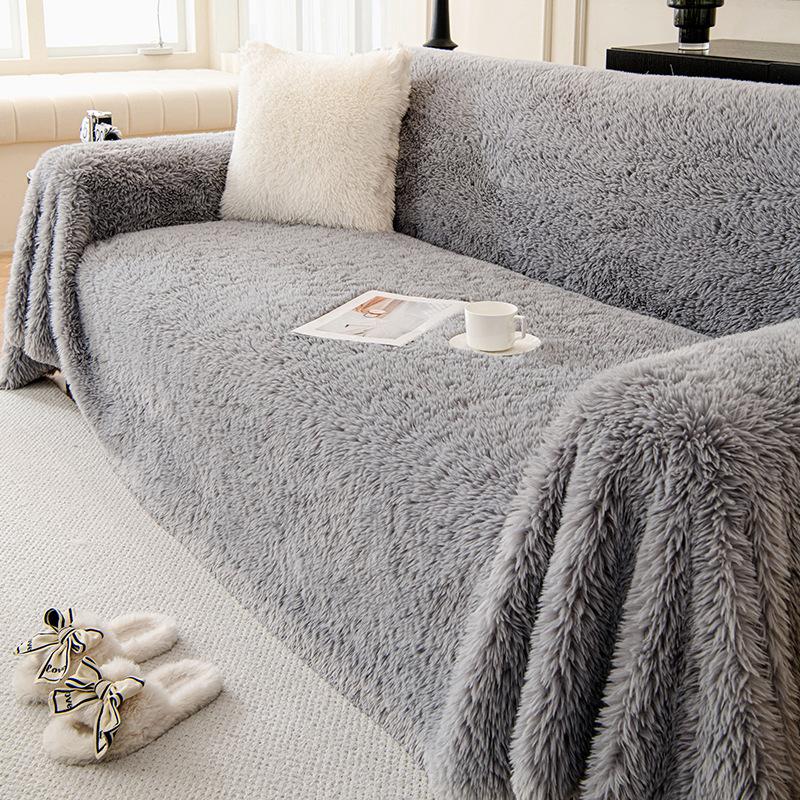 INS французский плюшевый диван-полотенце для гостиной, универсальный универсальный чехол для дивана, тканевый пылезащитный чехол, одеяло, одеяло