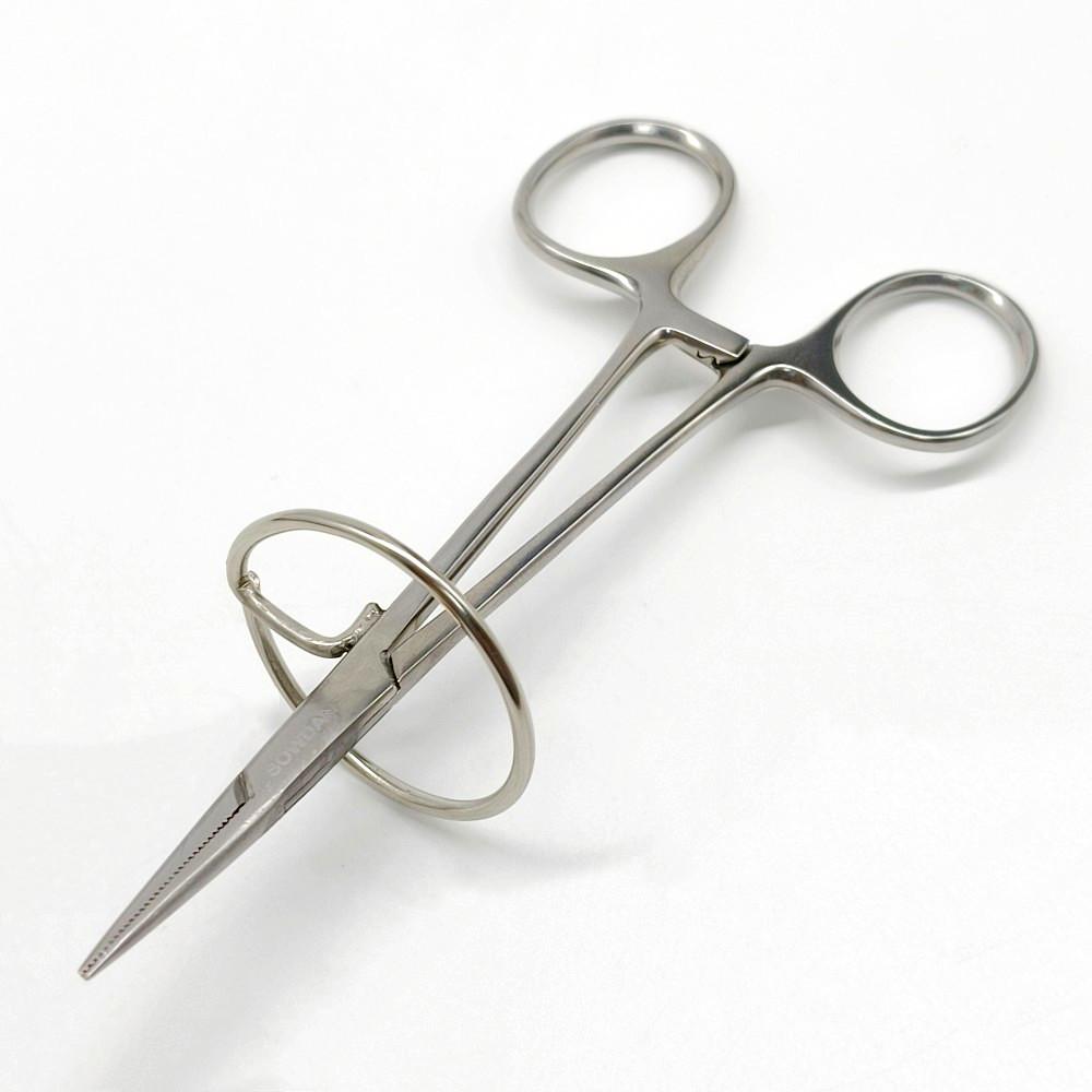 Стоматологический держатель иглы от комаров с кольцом, кровоостанавливающий фиксатор, артериальная хирургия, кольцевые щипцы для удаления мостовидной коронки