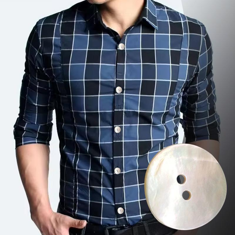 Пуговицы из ракушек для рукоделия 10 шт. Пуговицы из ракушек для куртки с 2 отверстиями, круглые, из речной ракушки, пуговицы для кардигана, пуговицы для шитья из перламутровой ракушки