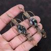 Серьги из эвдиалита, медная проволока, серьги ручной работы, ювелирные изделия из эвдиалита, драгоценные камни, серьги, очень красивые медные украшения, свадебные подарки