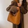 Stylish Commuter Bag Autumn Winter 2022 New Korean Corduroy Tote Bag For Women